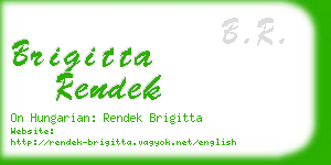 brigitta rendek business card